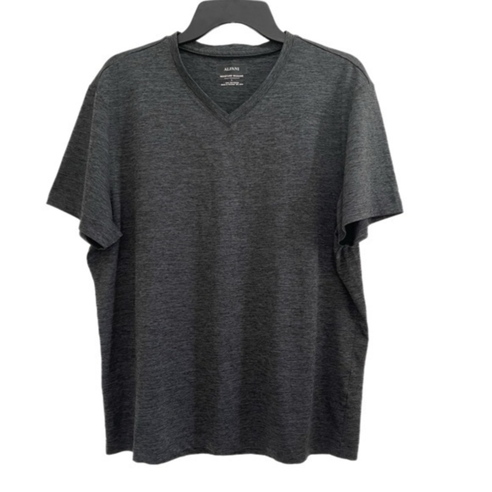 Men’s ALFANI Gray Moisture Wicking Golf Shirt